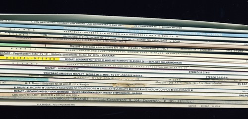 Schallplatten mozart - 20,