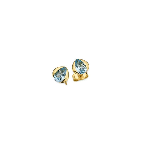 Ohrstecker blautopas 333 - blautopas, 333/-