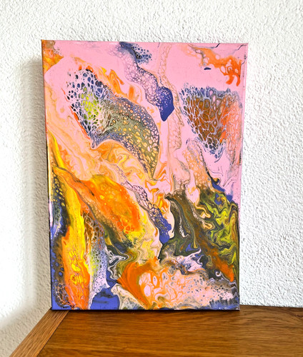 Acrylbild auf leinwand - acrylbild,