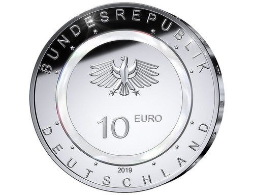 Euro münze 2019 der - münze,