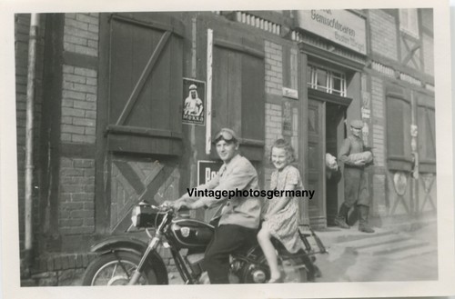 Z3979 foto 50er jahre motorrad - 50er,