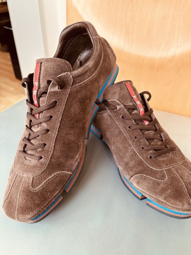 Prada herren sneaker wildleder - sneaker,
