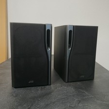 JVC Lautsprecher Boxen Regallautsprecher, JVC UX-BS1007, schwarz, 4 Ohm, 21 Watt