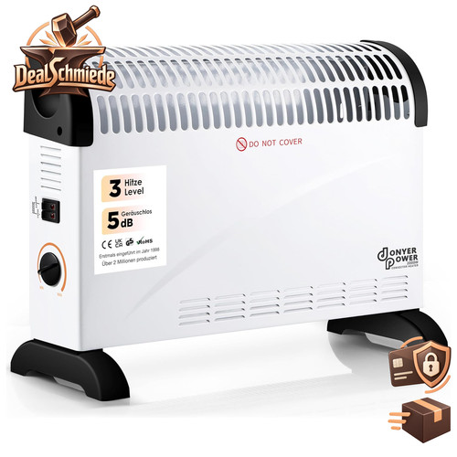 Konvektor 2kw mit thermostat - konvektor,