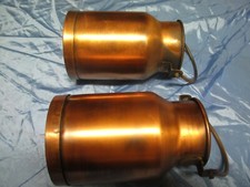 2  Stück  Metall - Kanne , Milchkanne , zur Dekoration , Kupfer - Optik , TOP