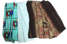 Bedruckter Sari indisch
