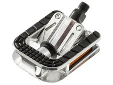 Fahrradpedale Aluminium Klapppedale 90°Pedale faltbare Pedale stabil silber