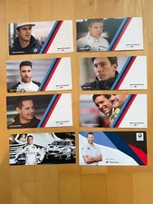 BMW Motorsport Autogrammkarten Blanko