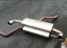 Golf 7 GTi Facelift Auspuff / Abgasanlage ab Kat Original ca.95mm Endrohre