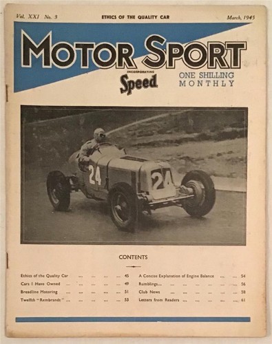Motor sport magazine - magazine, mar