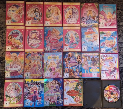 22x barbie dvd sammlung - 22x,