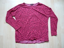 leichter Pullover rot  Langarm Longsleeve  Gr. 42 M