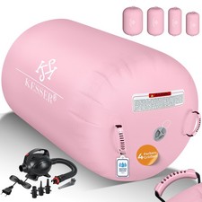 RETOURE Air Rolle Track aufblasbare Turnmatte Tumbling Gymnastik Yoga 120x90cm