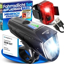 Nextcover fahrradlicht set usb - set,