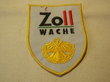 Stoffabzeichen zoll wache - stoffabzeichen,