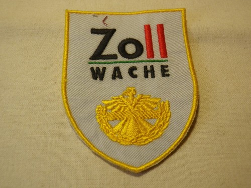 Stoffabzeichen zoll wache - stoffabzeichen,