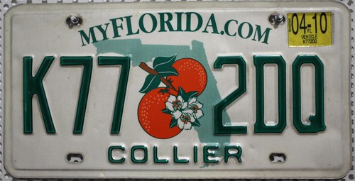 Florida nummernschild usa - florida,
