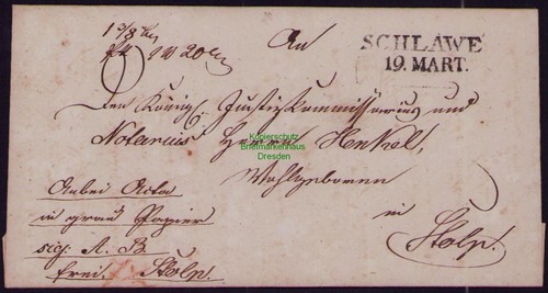B22348 brief leere - brief,