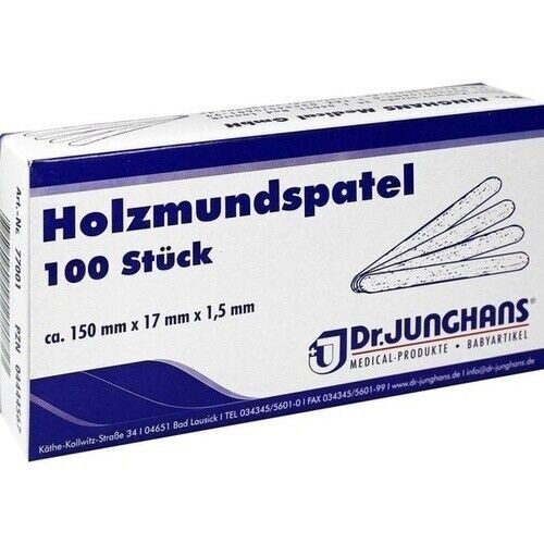 Holzmundspatel 100 st - 15, cm,