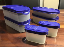 6x Tupperware Set blau