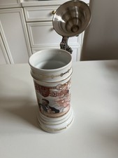 Zinndeckel Krug Bierkrug