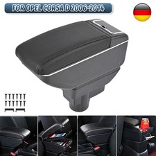 Mittelkonsole Armlehne Mittelarmlehne Leder Staufach Für Opel Corsa D 2006-2014