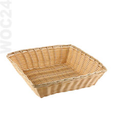 24 x 24 cm Brot Obst Kunststoff Korb Körbe Körbchen Frühstück geflochten