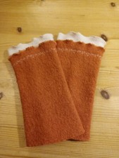 Arm Stulpen Wollwalk Orange