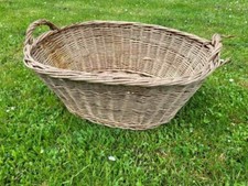 alter Wäschekorb, Weidenkorb, Rattan