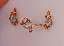 Ohrringe mit ring - ohrringe, rotgold