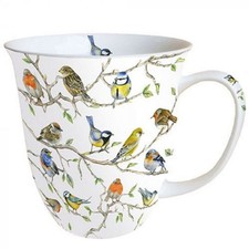 Porzellan tasse vögel - tasse,