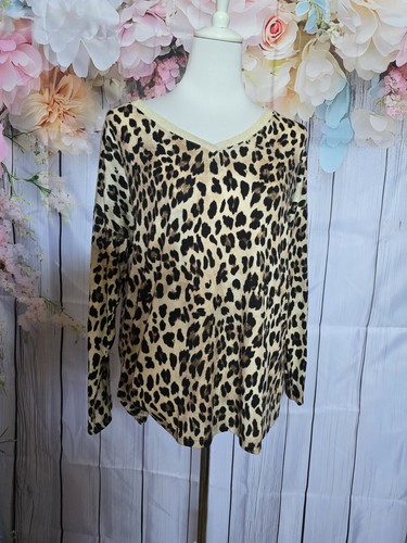 Dünner pullover mit leoparden - pullover,