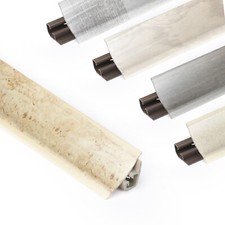 Abschlussleisten 1,5-3m Wandabschlussleiste Leiste Arbeitsplatten 23mm Zubehör