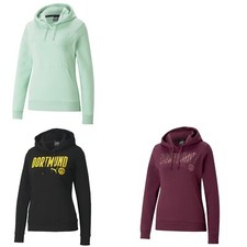 Puma BVB Borussia Dortmund Wording Hoodie Pullover Damen 2020 / 21 Fanartikel
