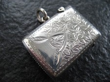 Streichholzetui Silber 925 T J