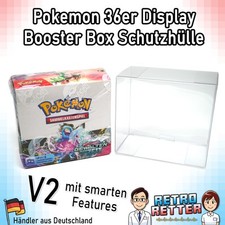 Pokemon Schutzhülle 36 er Display 0,5 mm PET Faltbox Booste Case Hülle Schutz