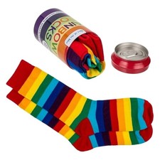 Regenbogen Socken im Paar in