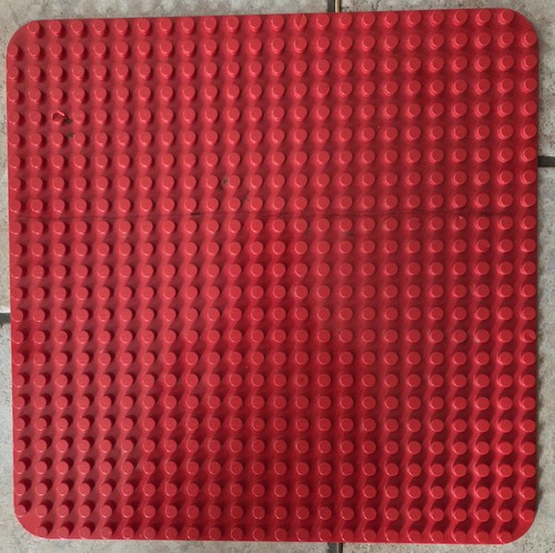 Lego duplo bauplatte rot - bauplatte,