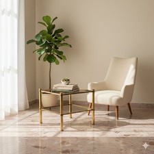 Vintage Couchtisch Messing