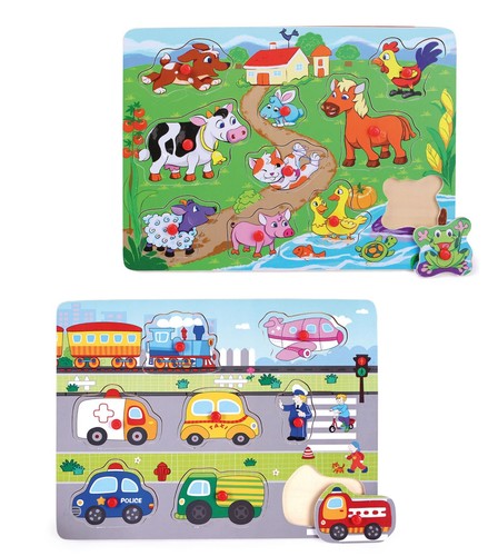 Holzpuzzle set steckpuzzle - set, 2