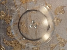 Mikrowellenteller Glasteller 25,5 cm mit Mikrowelle Drehring