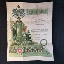 Lehrbrief der handwerks kammer - lehrbrief, handwerks-kammer