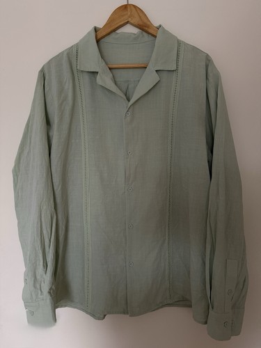 Herren hemd lang mint - herren,