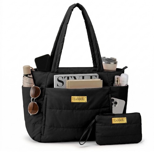 Lambou puffer tote bag damen - puffer,