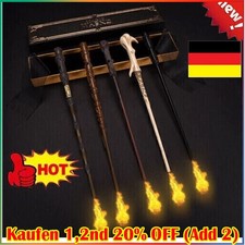 ⭐Harry Potter Feuer Zauberstab Real Flame Shooting Stick Großes Kaliber Stäbe DE