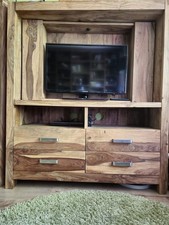 TV-Schrank aus Massivholz (Sheesham)