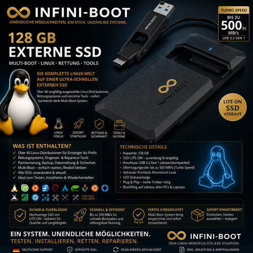 Linux multi boot 128gb usb - multi-boot, ssd