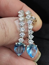 Ohrringe Silber 925  Topas