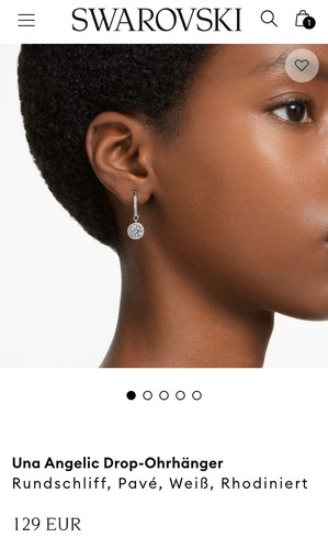 Swarovski ohrehänger una - swarovski,