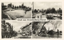 AK BRANDENBURG an der Havel Stadtzentrum 1960 DDR Brandenburg Bild & Heimat